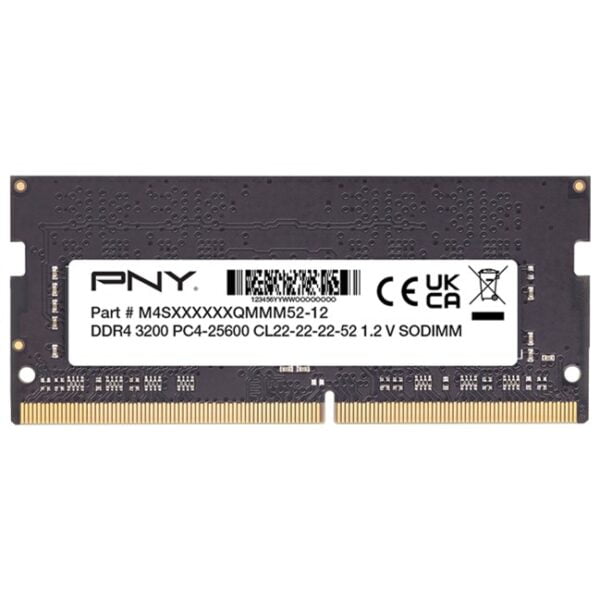 Memoria RAM 8GB PNY Performance SODIMM DDR4 3200 MHz