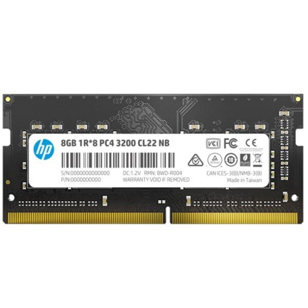 Memoria RAM 8GB HP S1 Series SODIMM DDR4 2666 MHz CL19