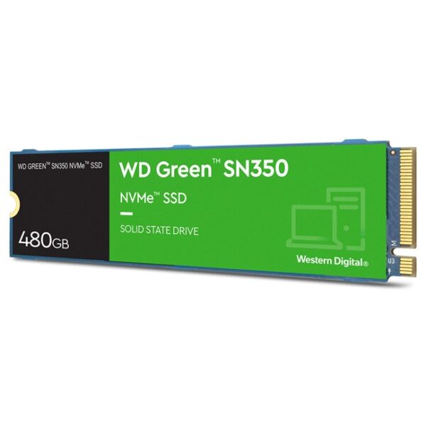 Disco Sólido M.2 NVMe PCIe 480GB Western Digital Green SN350
