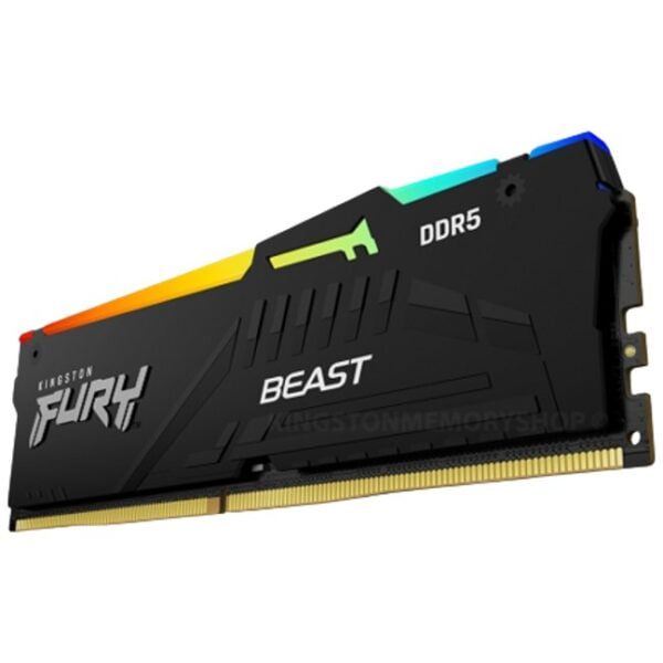 Memoria RAM 8GB Kingston FURY Beast RGB DDR5 5200 MHz